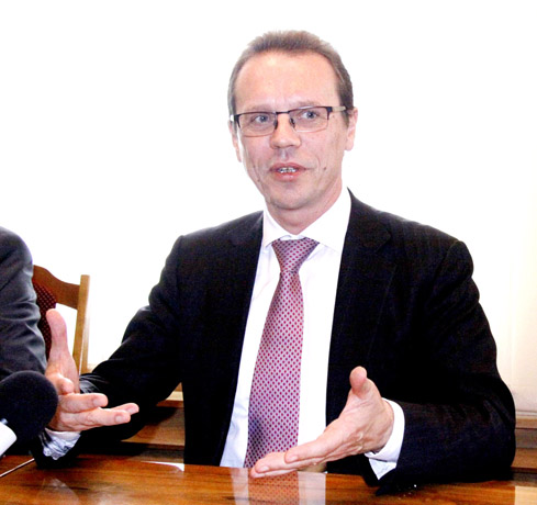 Algirdas Šemeta gyrė vandentiekį ir ežerą Algirdas Šemeta gyrė vandentiekį ir ežerą