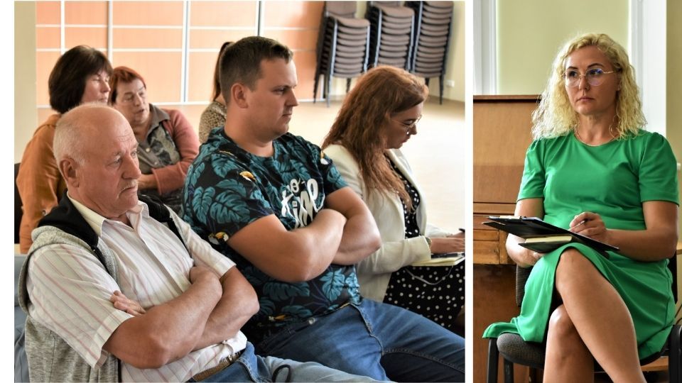 Šateikiškiai į susitikimą su naująja seniūne atėjo rimtai nusiteikę ir paruošę nemažai klausimų