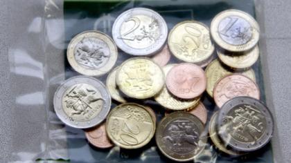 Lietuviškos euro monetos tapo paklausios dar jų neįvedus