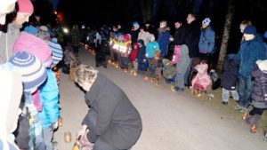 Žibintų šventėje – šimtai vaikų
